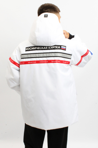 Куртка РОСКОСМОС&DNK белая