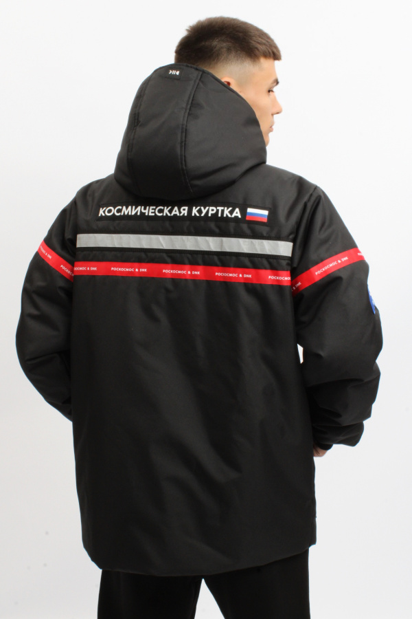 Куртка РОСКОСМОС&DNK черная
